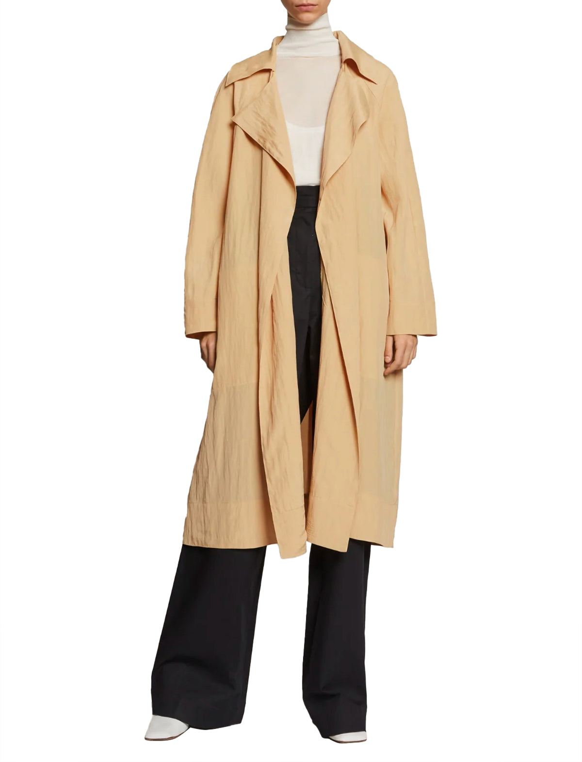 PROENZA SCHOULER WHITE LABEL Belted Layered Rain Coat