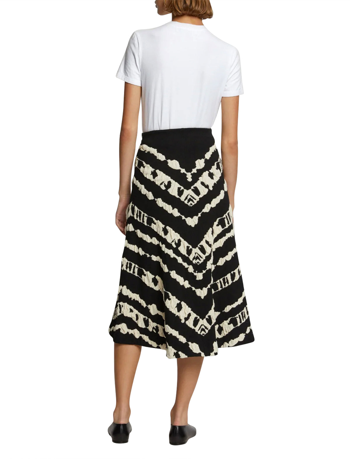 PROENZA SCHOULER WHITE LABEL Jersey Logo T-Shirt In Off White