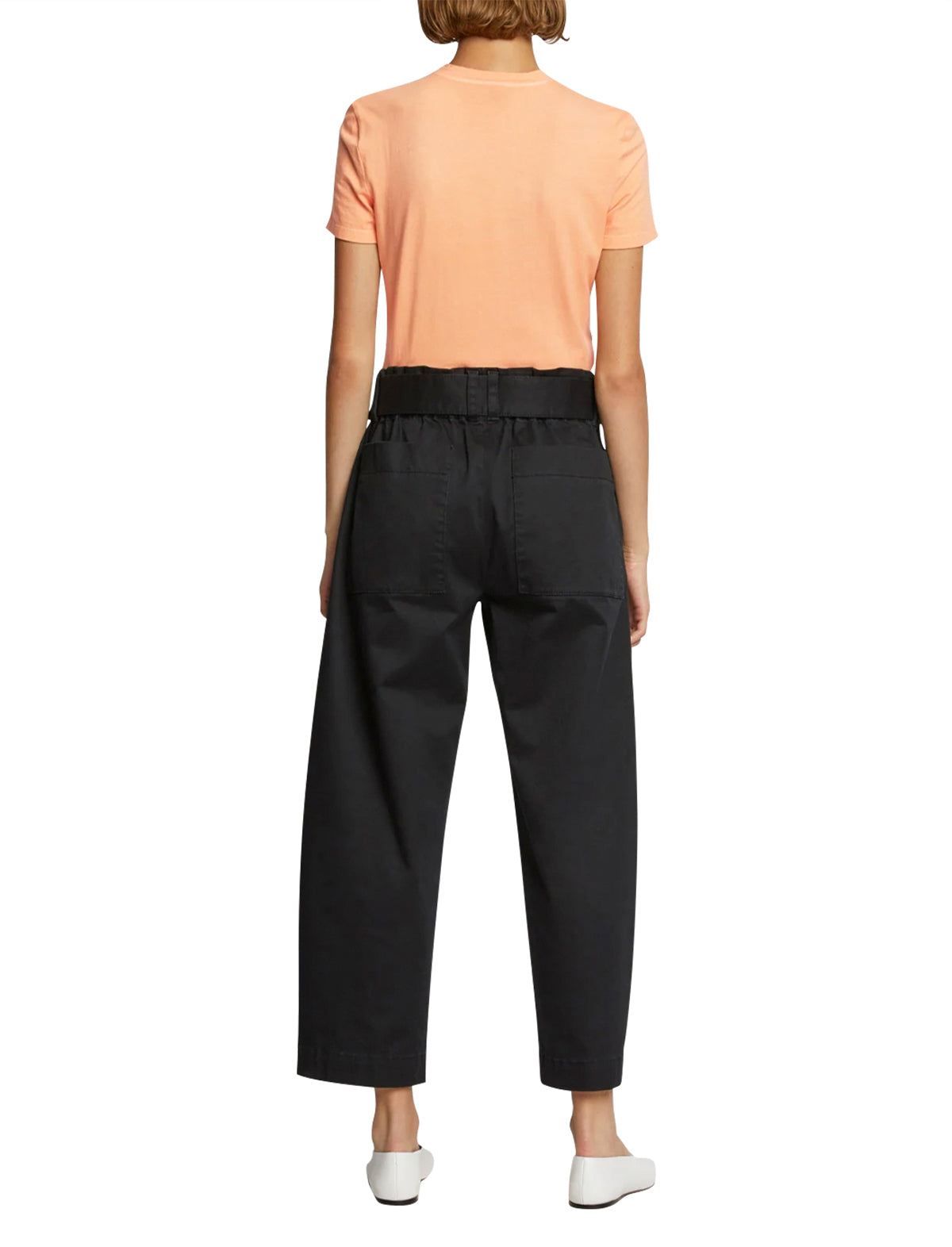 PROENZA SCHOULER WHITE LABEL Jersey Logo T-Shirt In Apricot