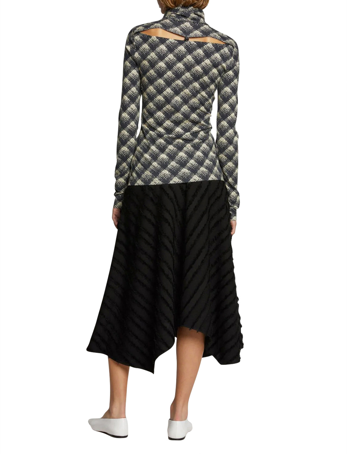 PROENZA SCHOULER WHITE LABEL Midi Skirt in Black