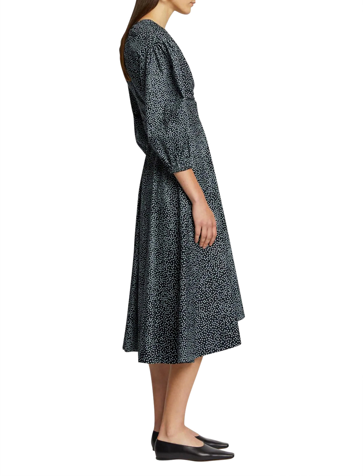 PROENZA SCHOULER WHITE LABEL Midi Dress In Dotted Print