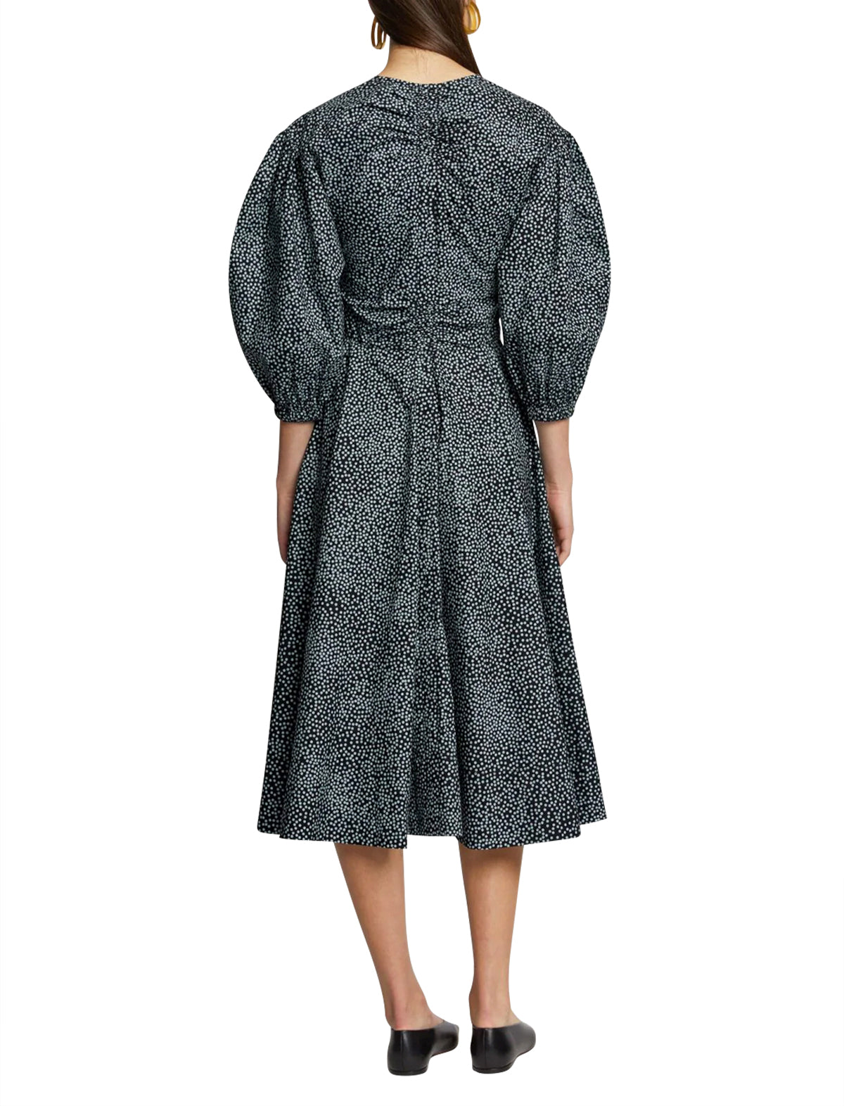 PROENZA SCHOULER WHITE LABEL Midi Dress In Dotted Print