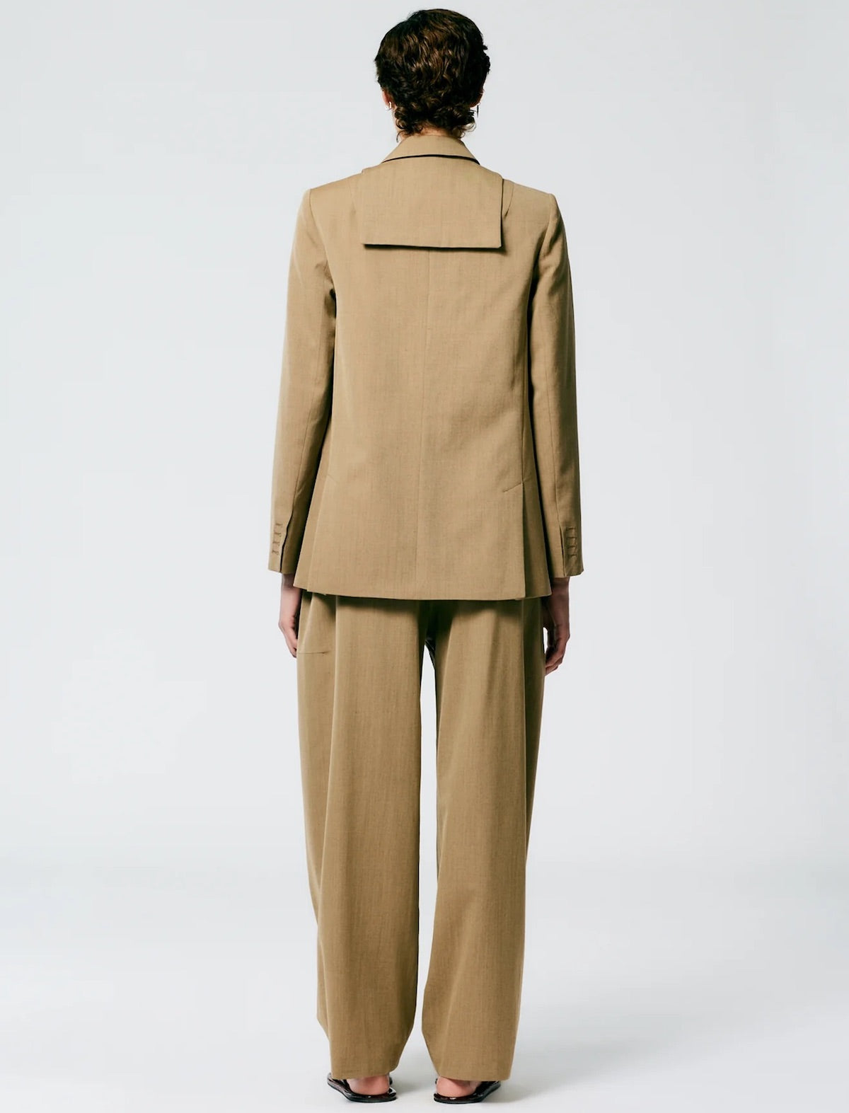 TIBI Refined Wool Tricotine Suiting Simon Trouser