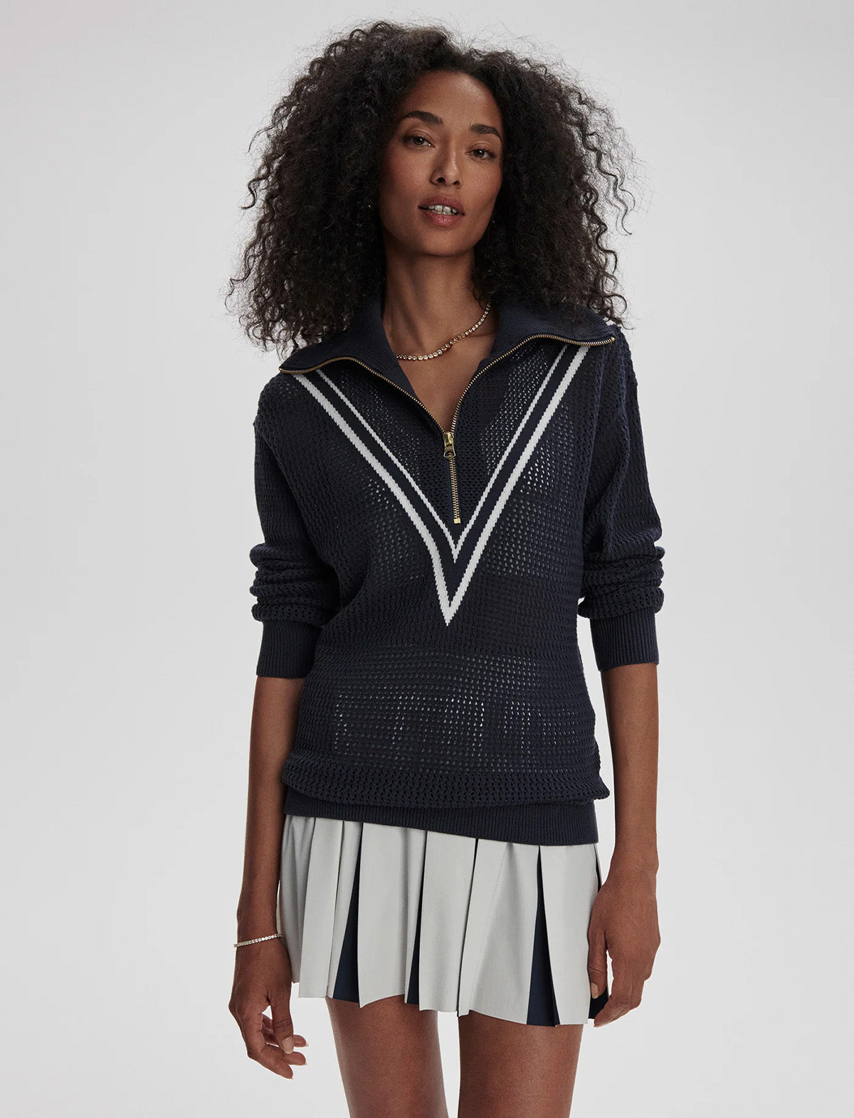 VARLEY Savannah Knit in Blue Nights