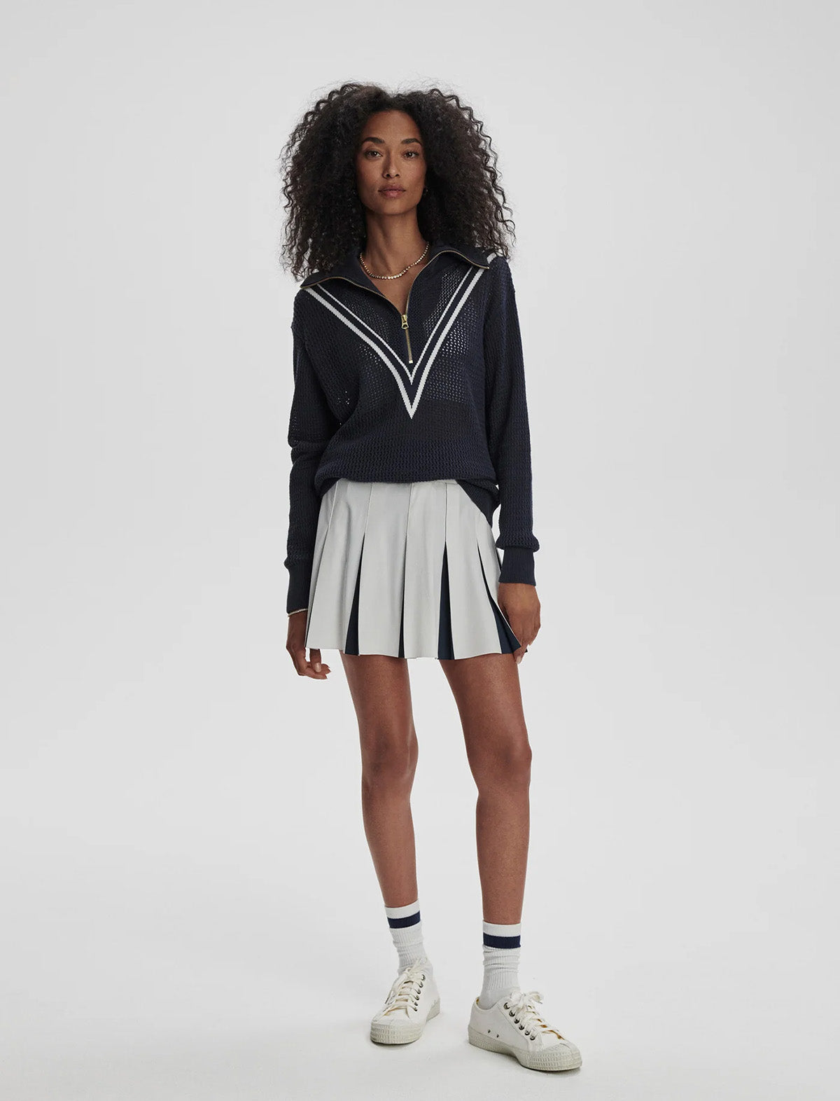 VARLEY Savannah Knit in Blue Nights