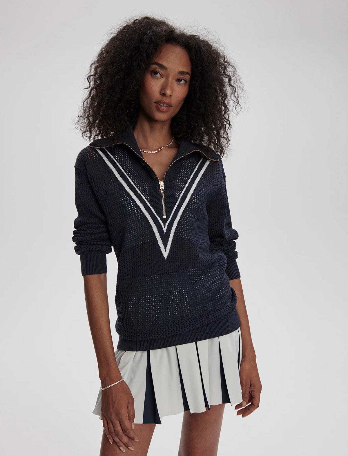 VARLEY Savannah Knit in Blue Nights