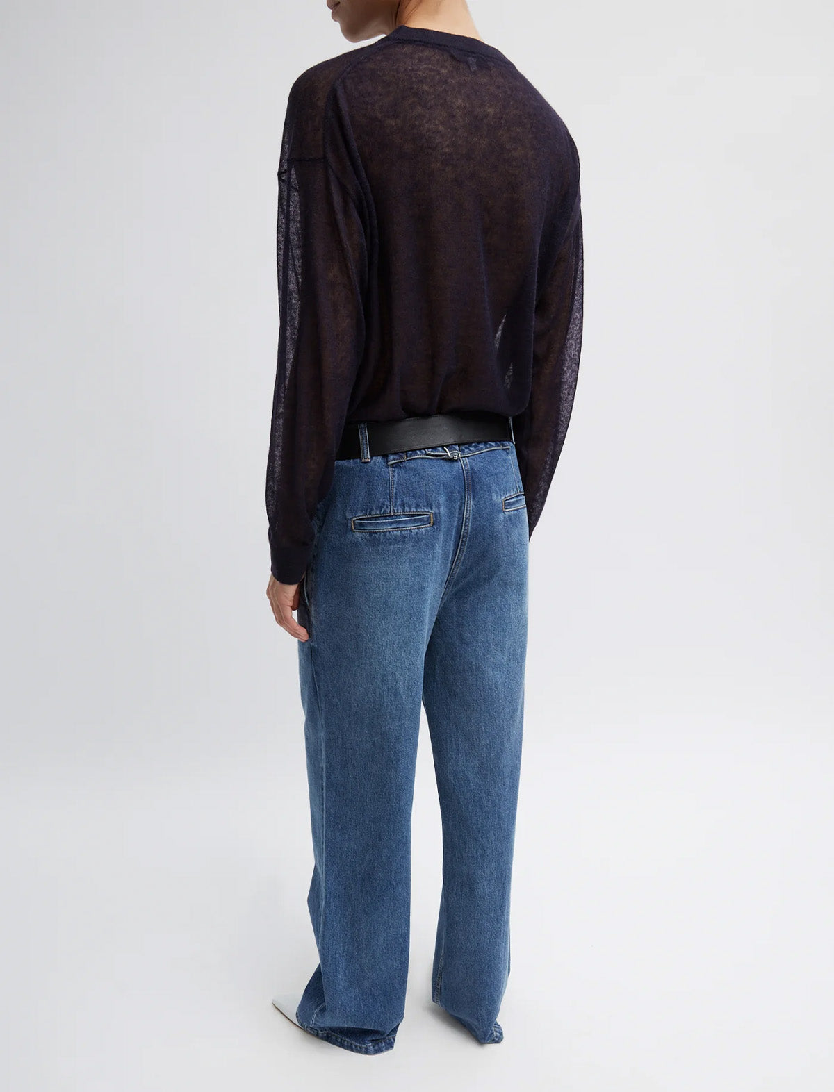 TIBI Spring Denim Barry Jean in Classic Blue