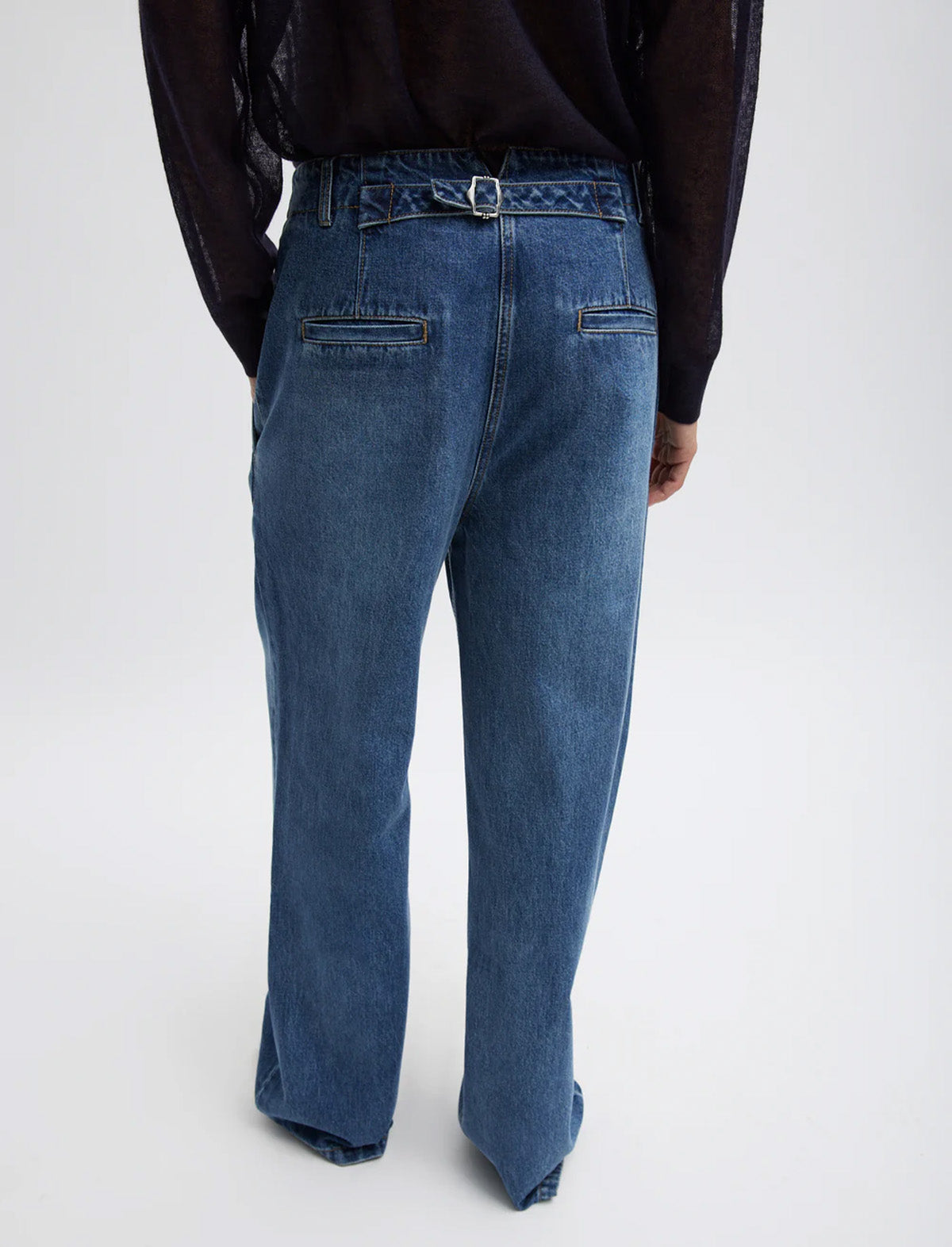 TIBI Spring Denim Barry Jean in Classic Blue