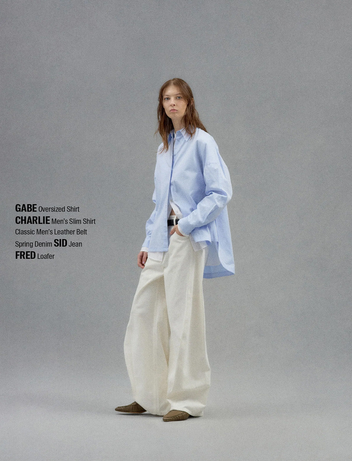 TIBI Spring Denim Sid Jean in White