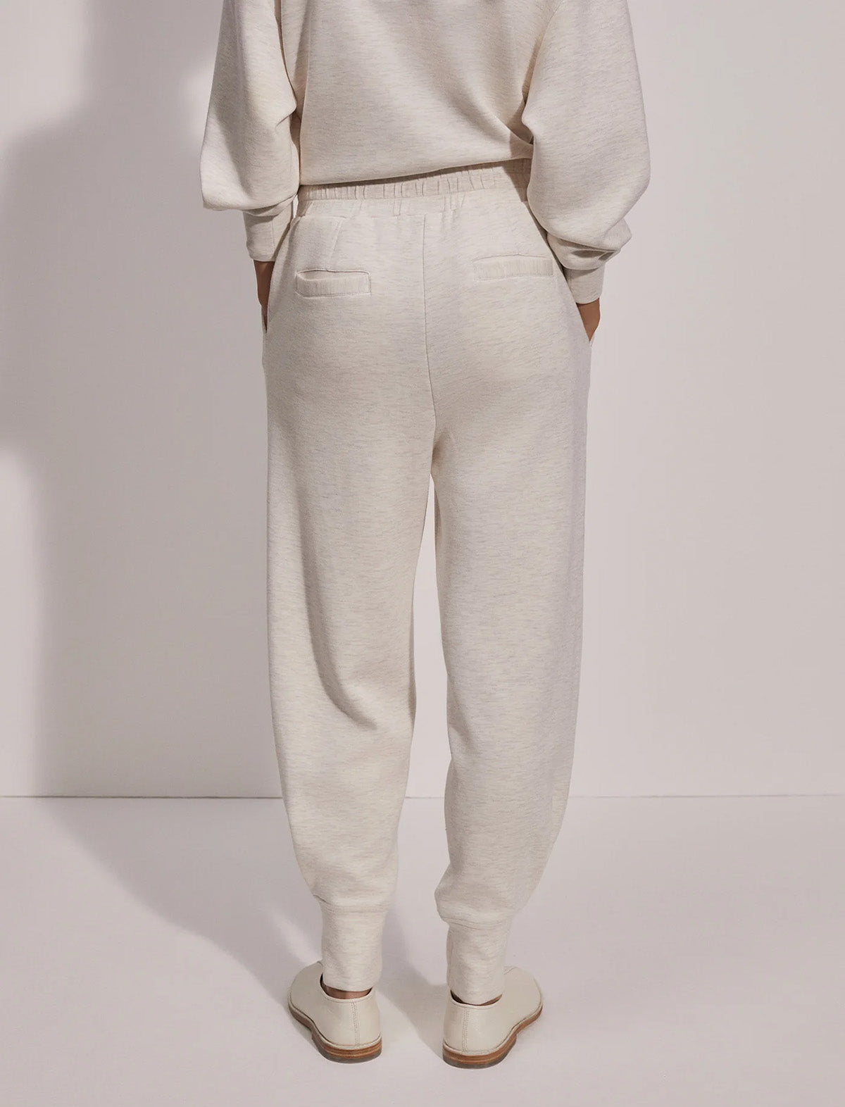 VARLEY The Relaxed Pant 25" In Ivory Marl