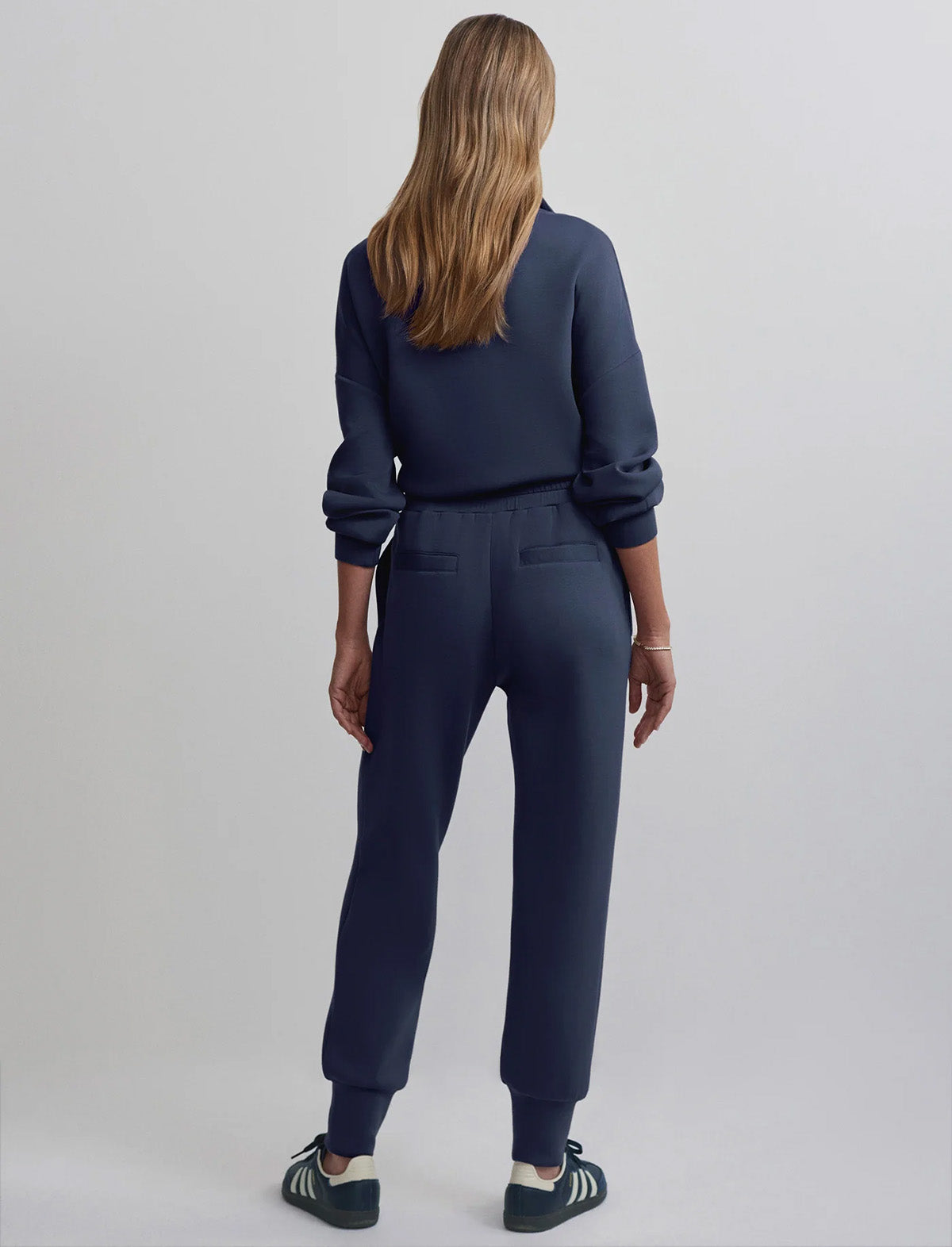 VARLEY The Slim Cuff Pant 25" in Blue Nights