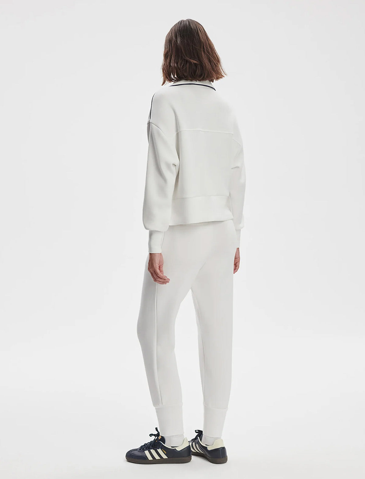 VARLEY The Slim Cuff Pant 27.5" in White