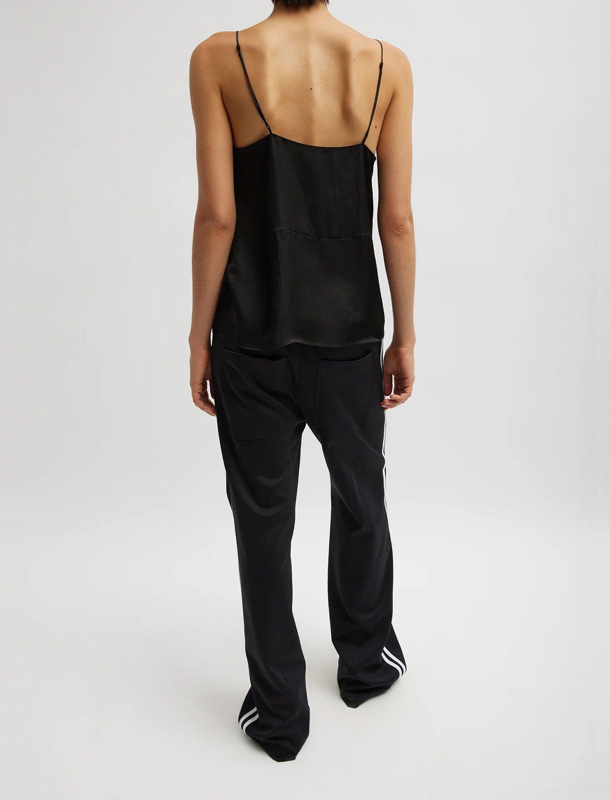 TIBI The Slip Cami in Black