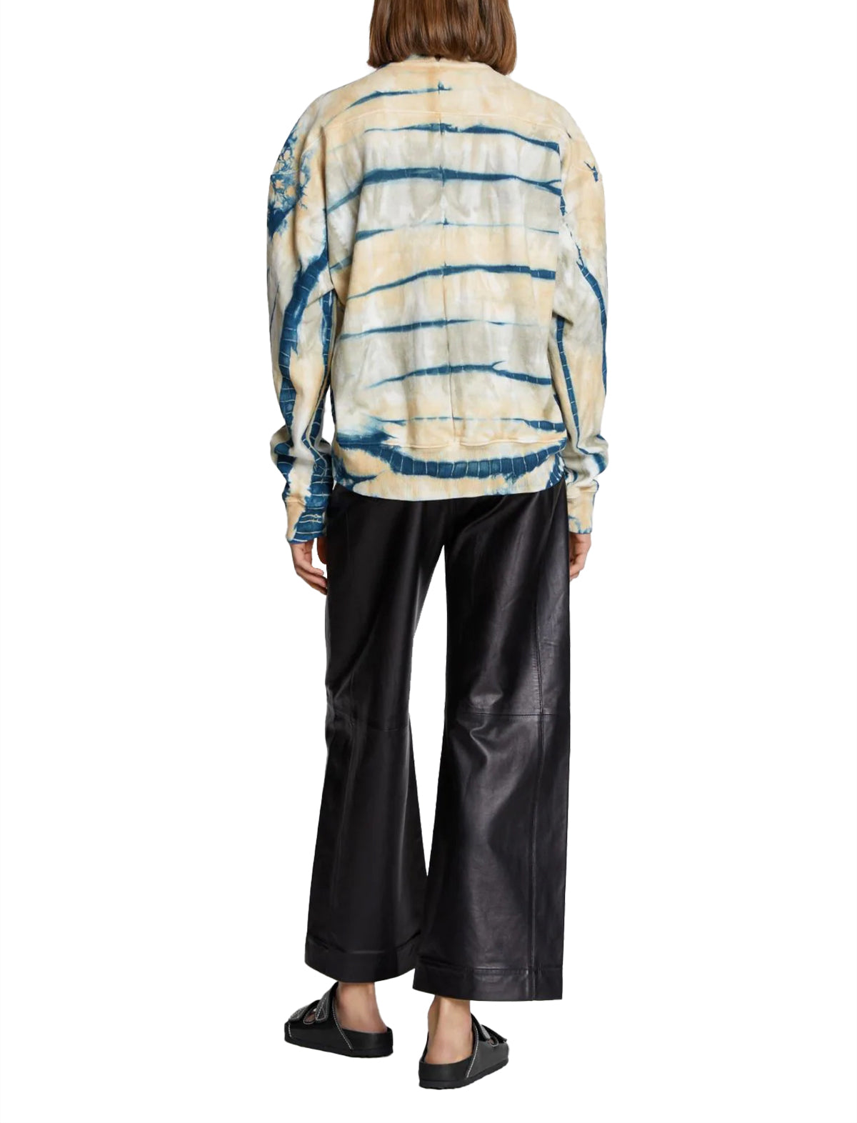 Proenza Schouler White Label Tie Dye Sweatshirt in Blue