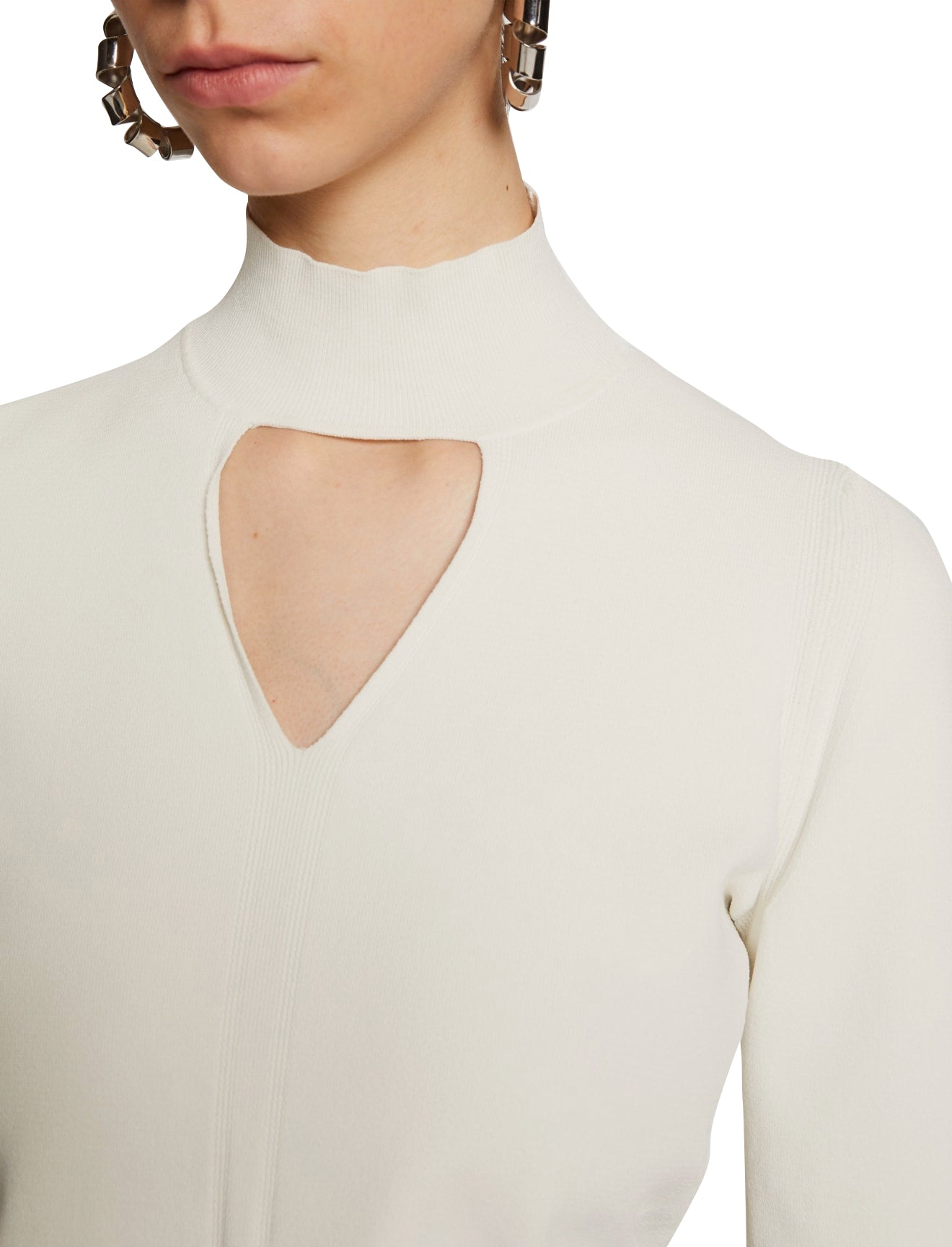 PROENZA SCHOULER WHITE LABEL Knit Turtleneck In Off White