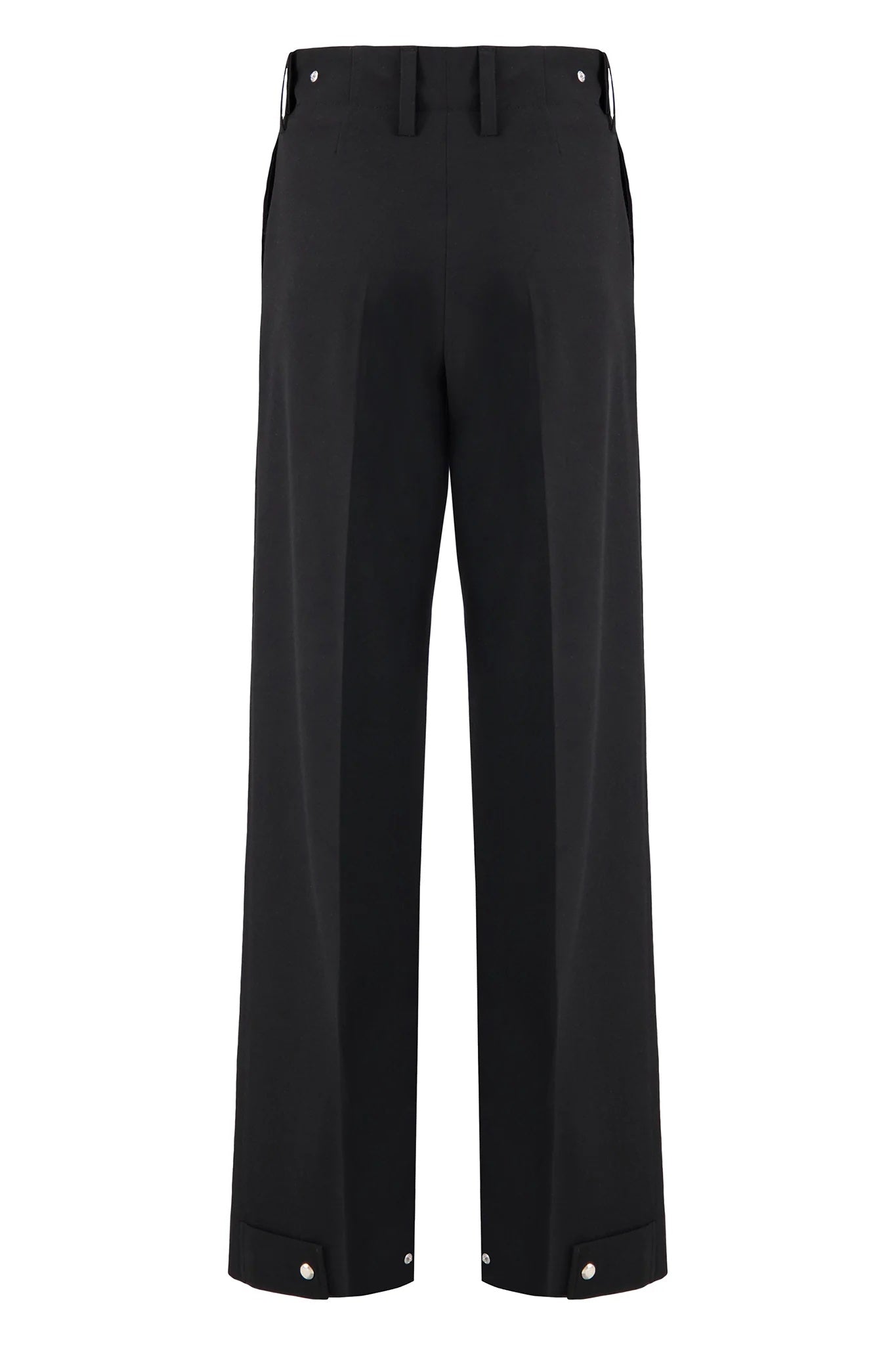 BEAUFILLE Ulla Wide-Leg Trousers in Black