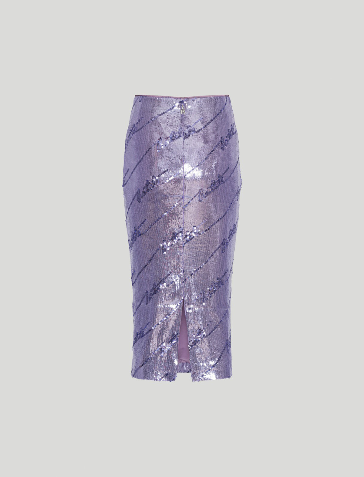 ROTATE BIRGER CHRISTENSEN Sequined Pencil Skirt in Violet