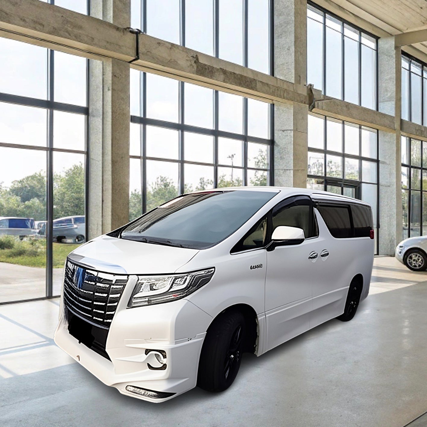 TOYOTA ALPHARD HYBRID EXECUTIVE LOUNGE WHITE