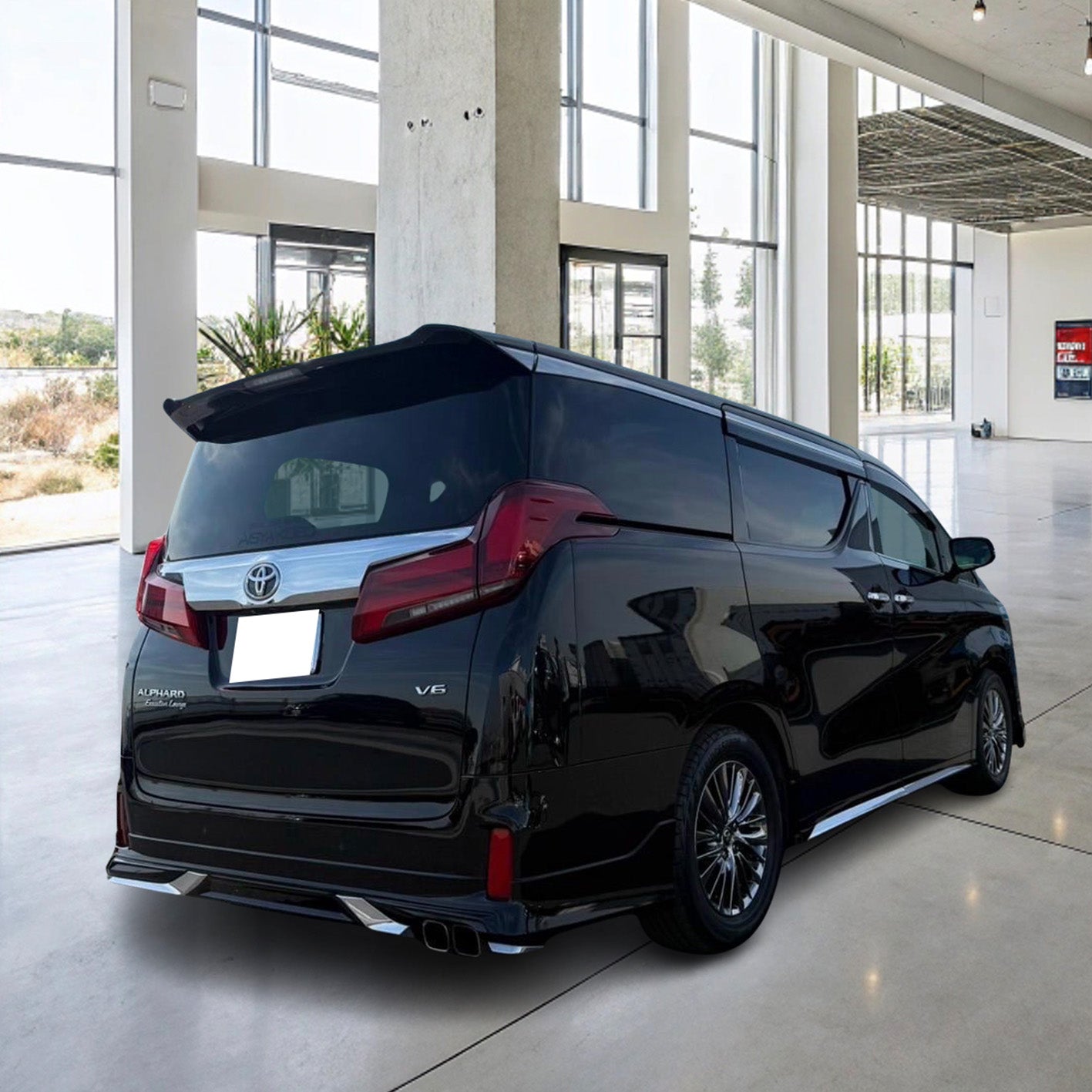 TOYOTA ALPHARD HYBRID EXECUTIVE LOUNGE BLACK