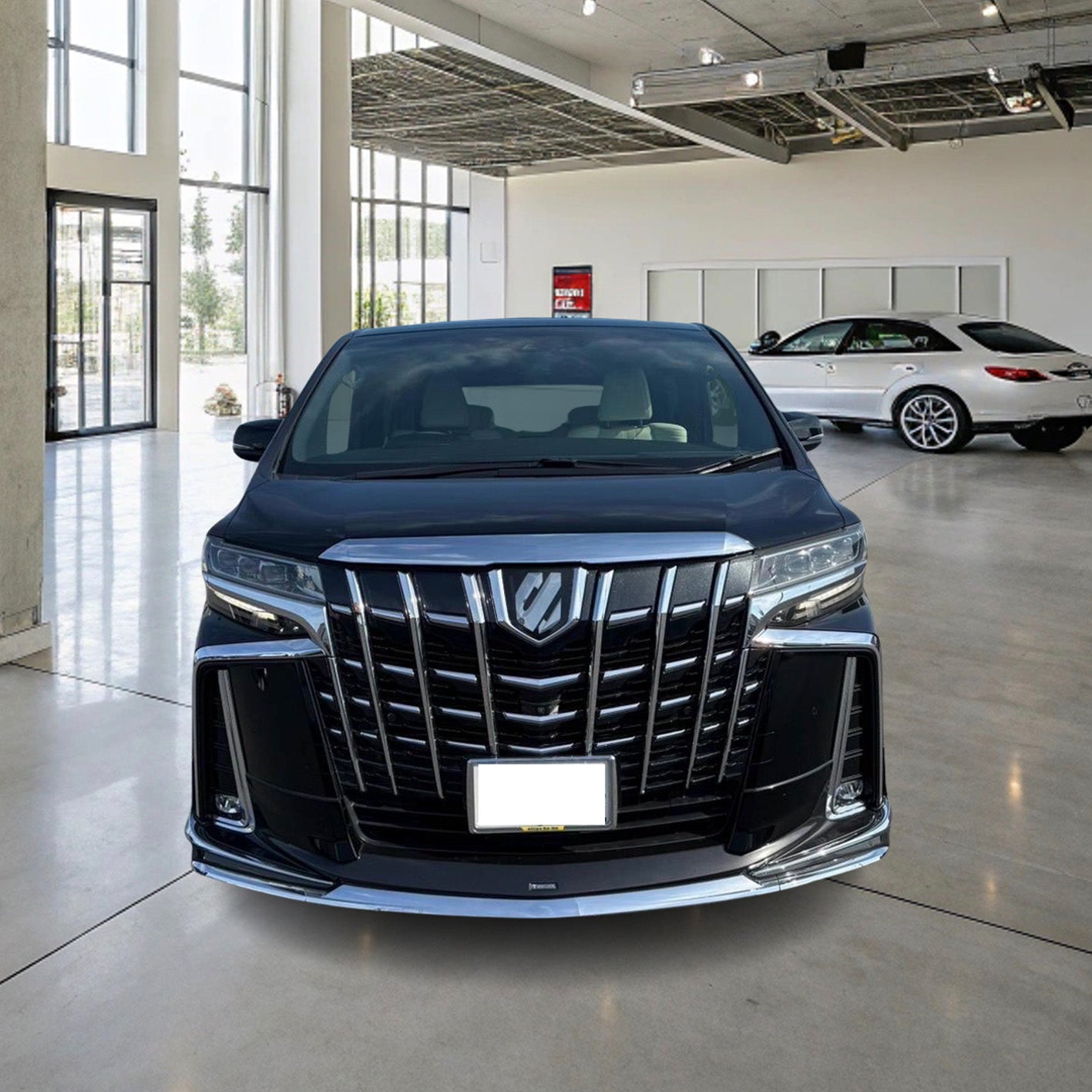 TOYOTA ALPHARD HYBRID EXECUTIVE LOUNGE BLACK