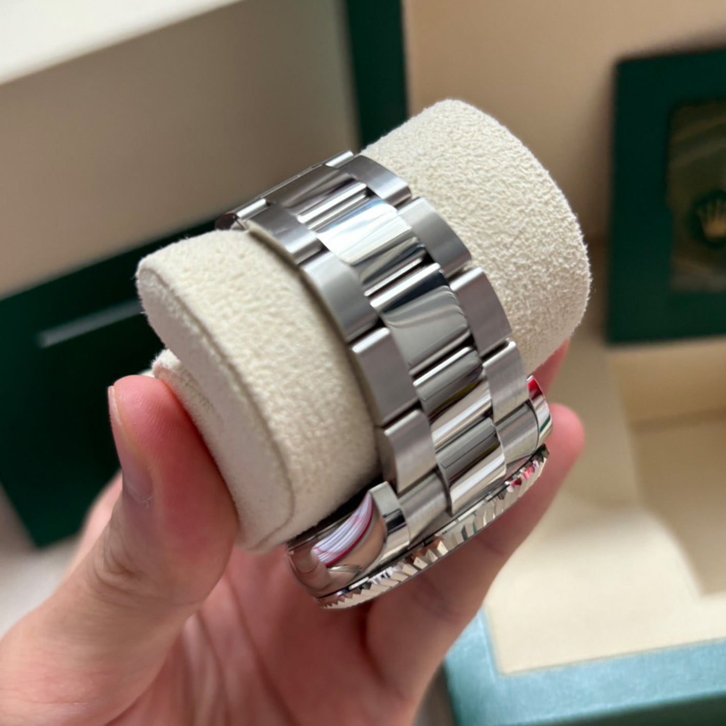 ROLEX SKY DWELLER 42MM STAINLESS STEEL White Dial