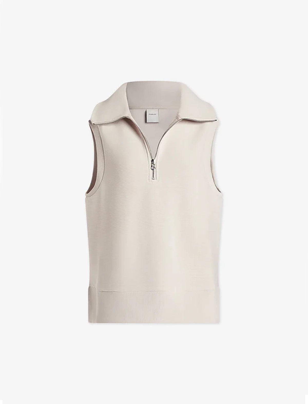 VARLEY Bonnie Half-Zip Tank Top in Moonbeam