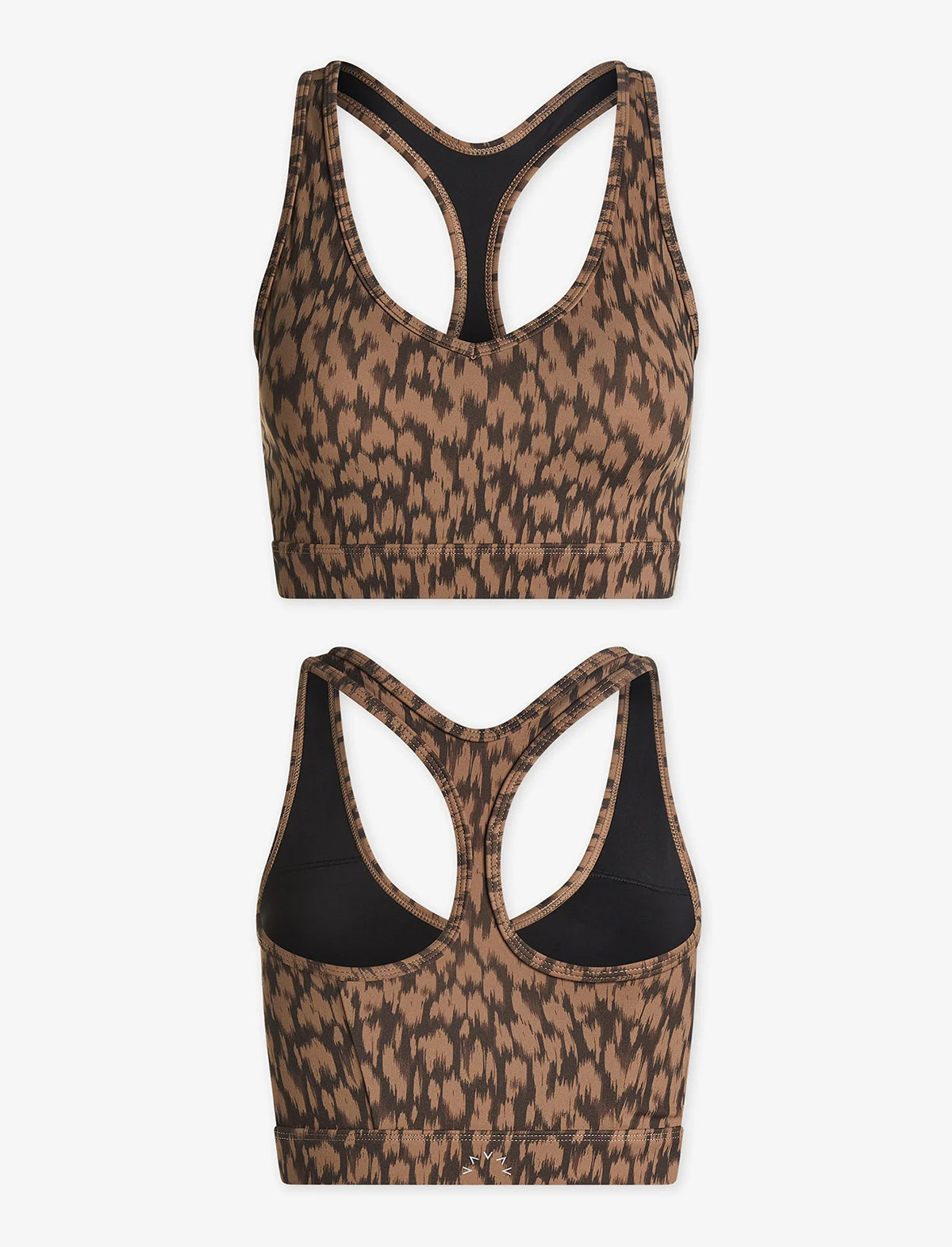 VARLEY Form Park Bra In Cocoa Etched Animal