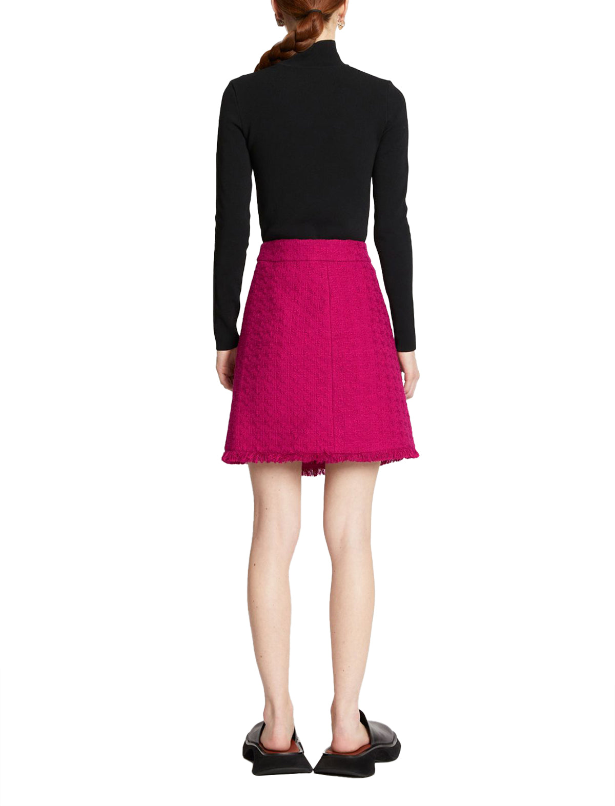 PROENZA SCHOULER WHITE LABEL Tweed Mini Skirt in Pink