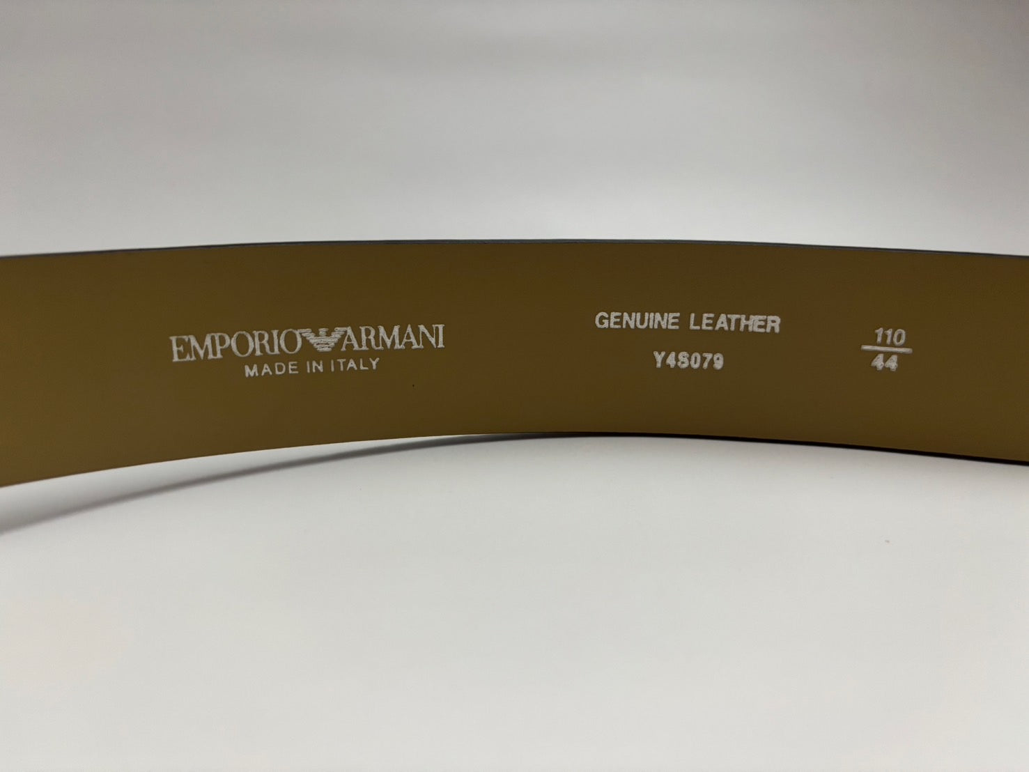Emporio Armani Leather Belt Eagle