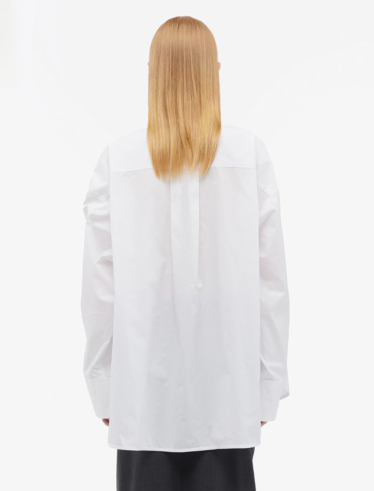 REMAIN Poplin Oversized Shirt in Bright White