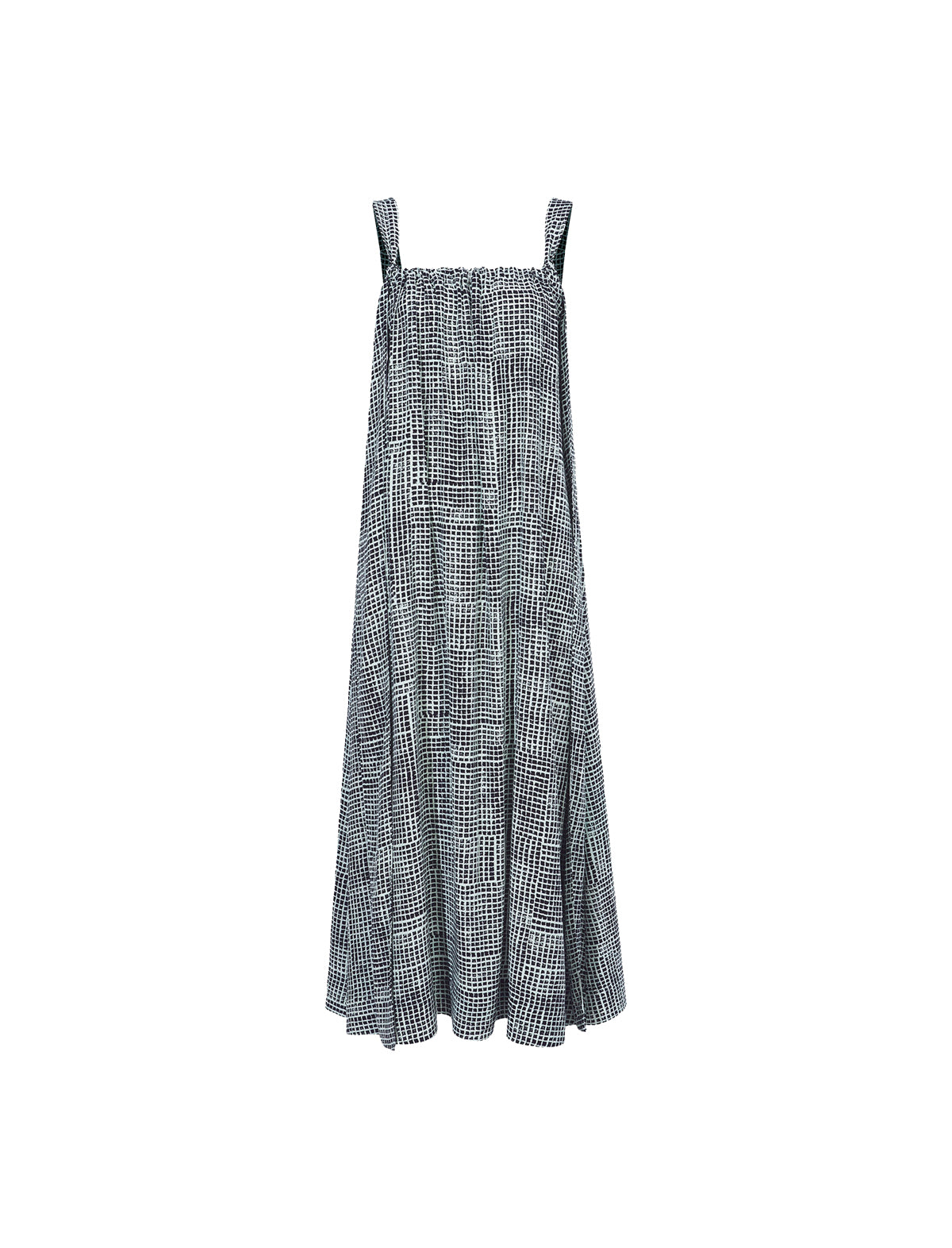 PROENZA SCHOULER WHITE LABEL Flou Crepe Maxi Dress in Paper Mint Print