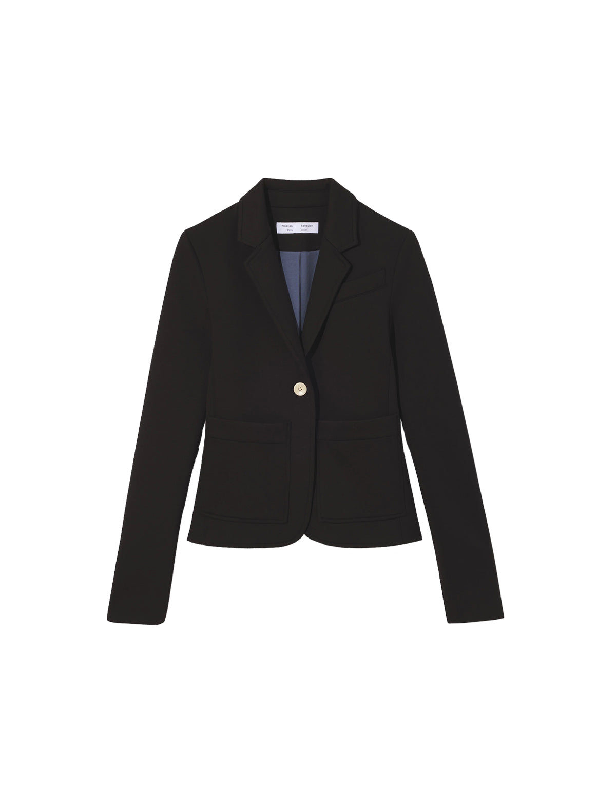 PROENZA SCHOULER WHITE LABEL Jersey Suiting Blazer in Black