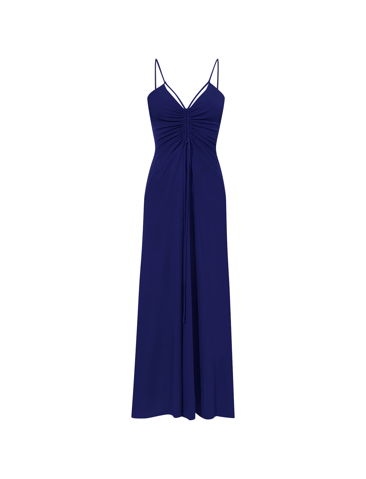 PROENZA SCHOULER WHITE LABEL Ruched Jersey Midi Dress in Blueberry