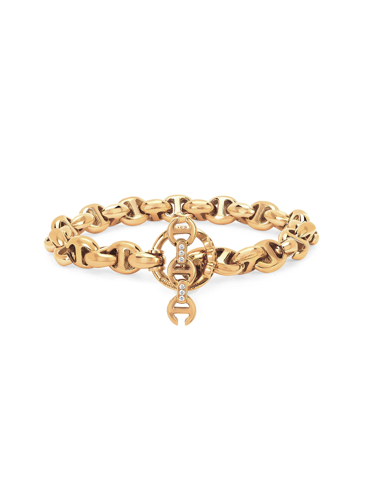 HOORSENBUHS® 10mm Open-Link™ Bracelet 18k Yellow Gold | Multi