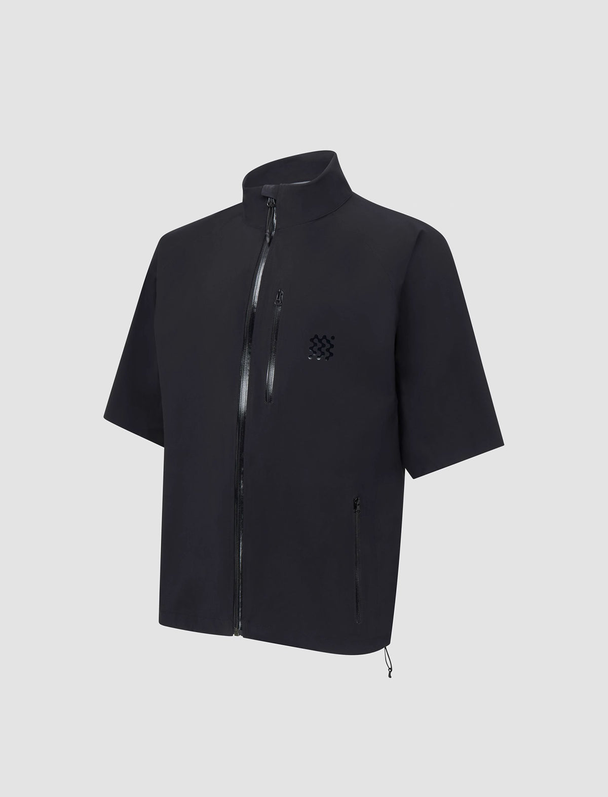 MANORS GOLF 2.5L Breathable Waterproof Shirt in Black