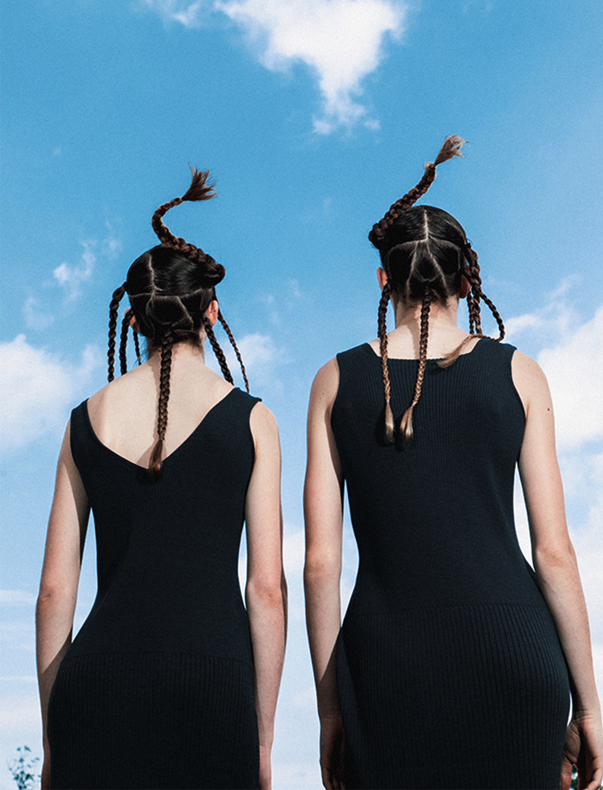 BEAUTIFUL PEOPLE Reversible Wool-Blend Dress in Black