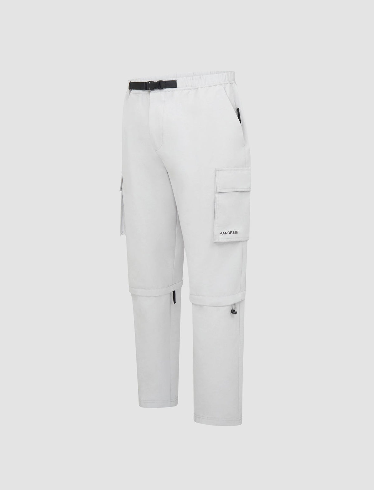 MANORS GOLF Zip Off Tech-Plus Four Pants in Grey