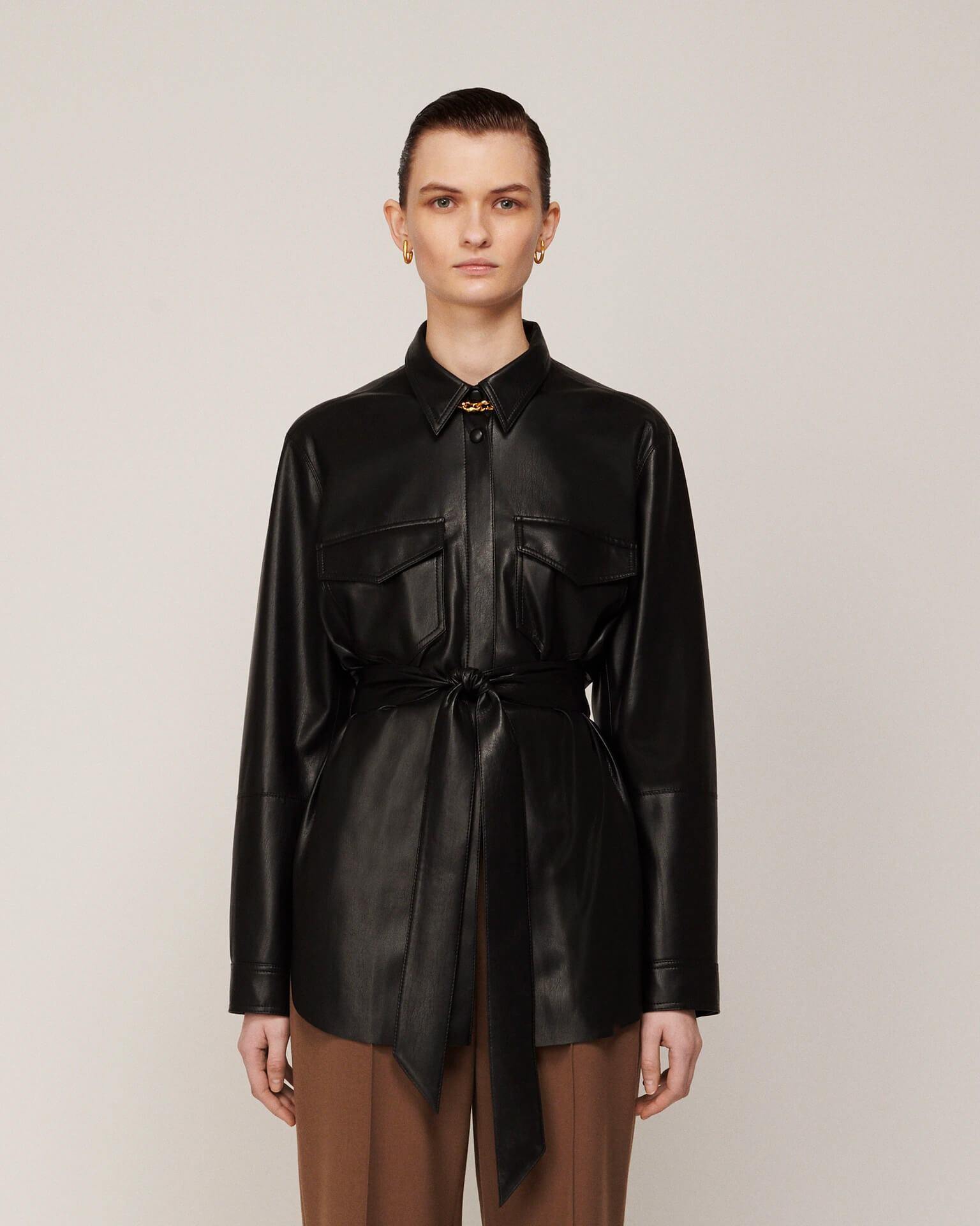 Artha Shirt In Black | CLOSET Singapore