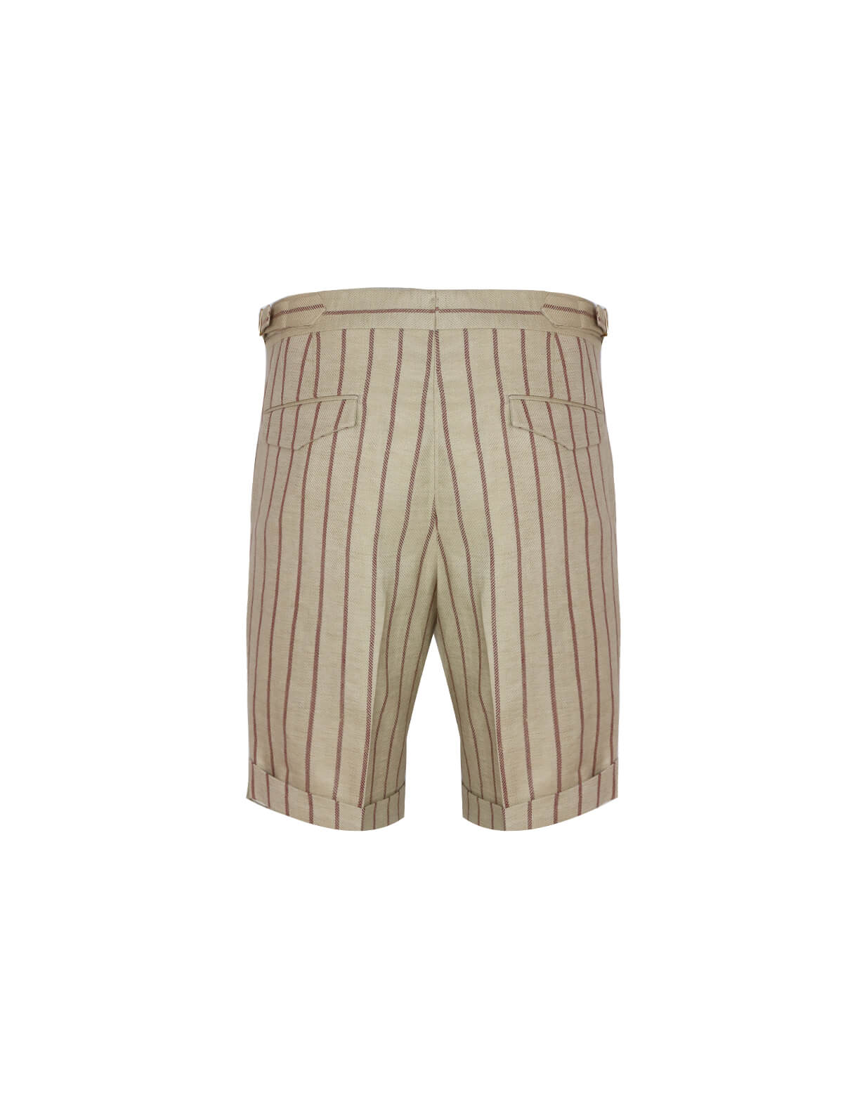 Briglia 1949 Amalfiw Shorts in Beige Stripes