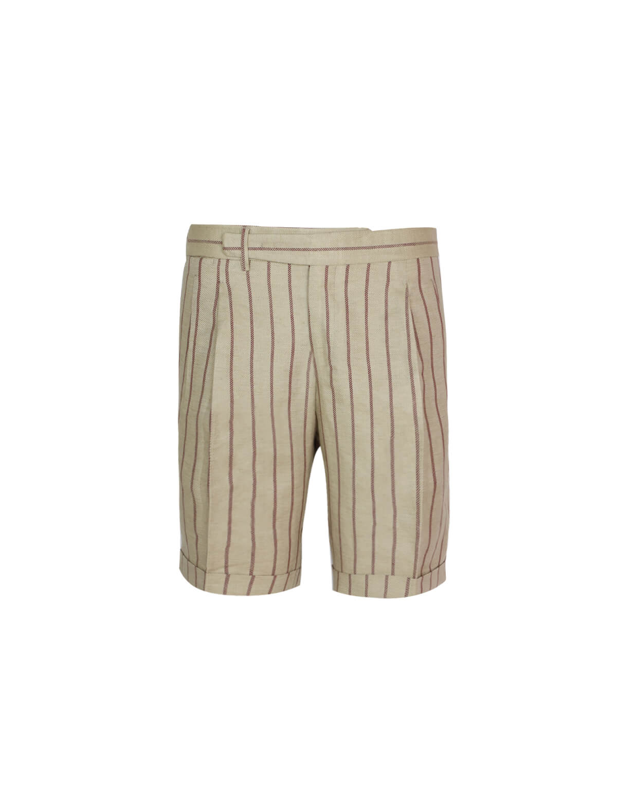 Briglia 1949 Amalfiw Shorts in Beige Stripes