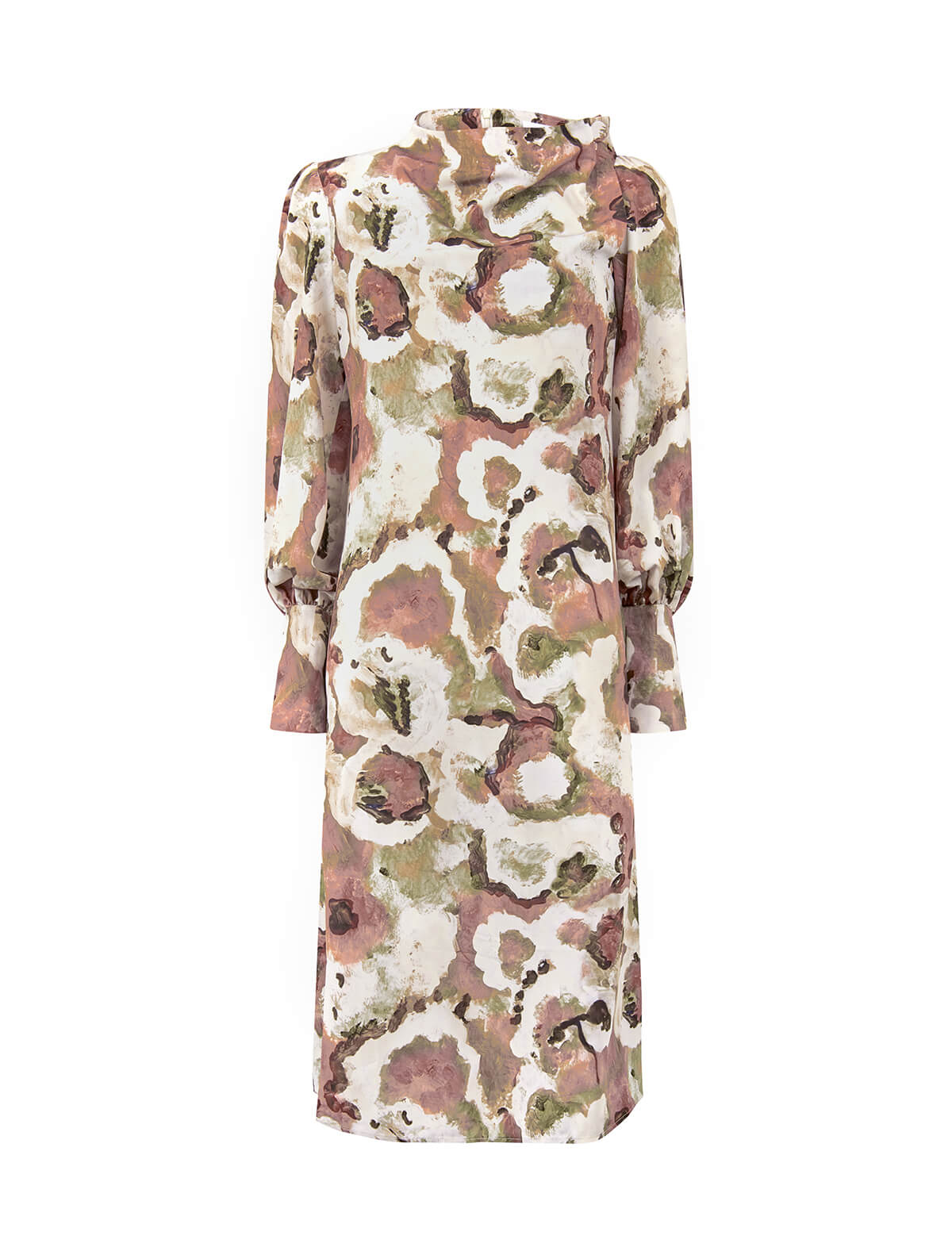 BEAUFILLE Ando Midi Dress in Botanic Print