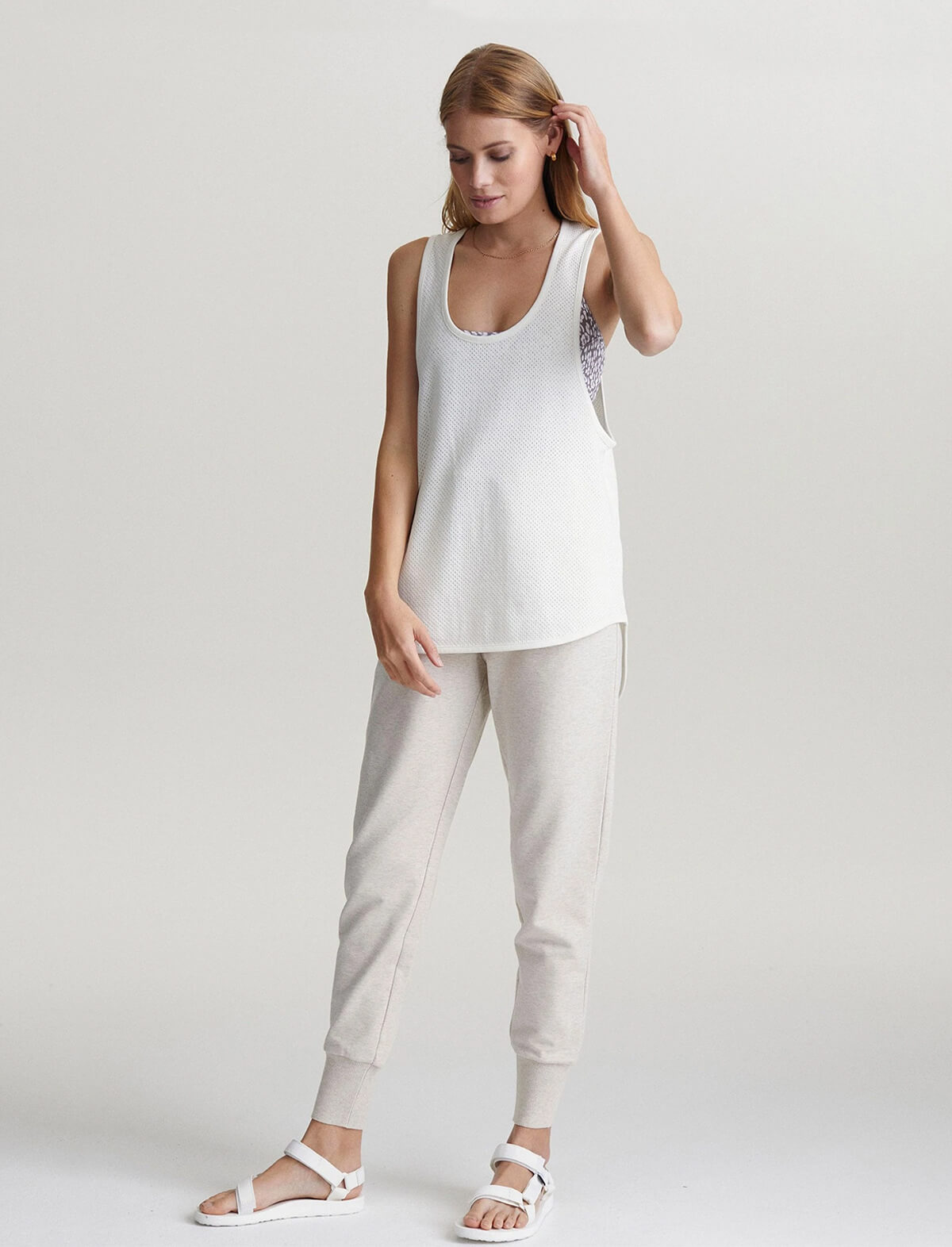 VARLEY Arlee Tank Top in Egret