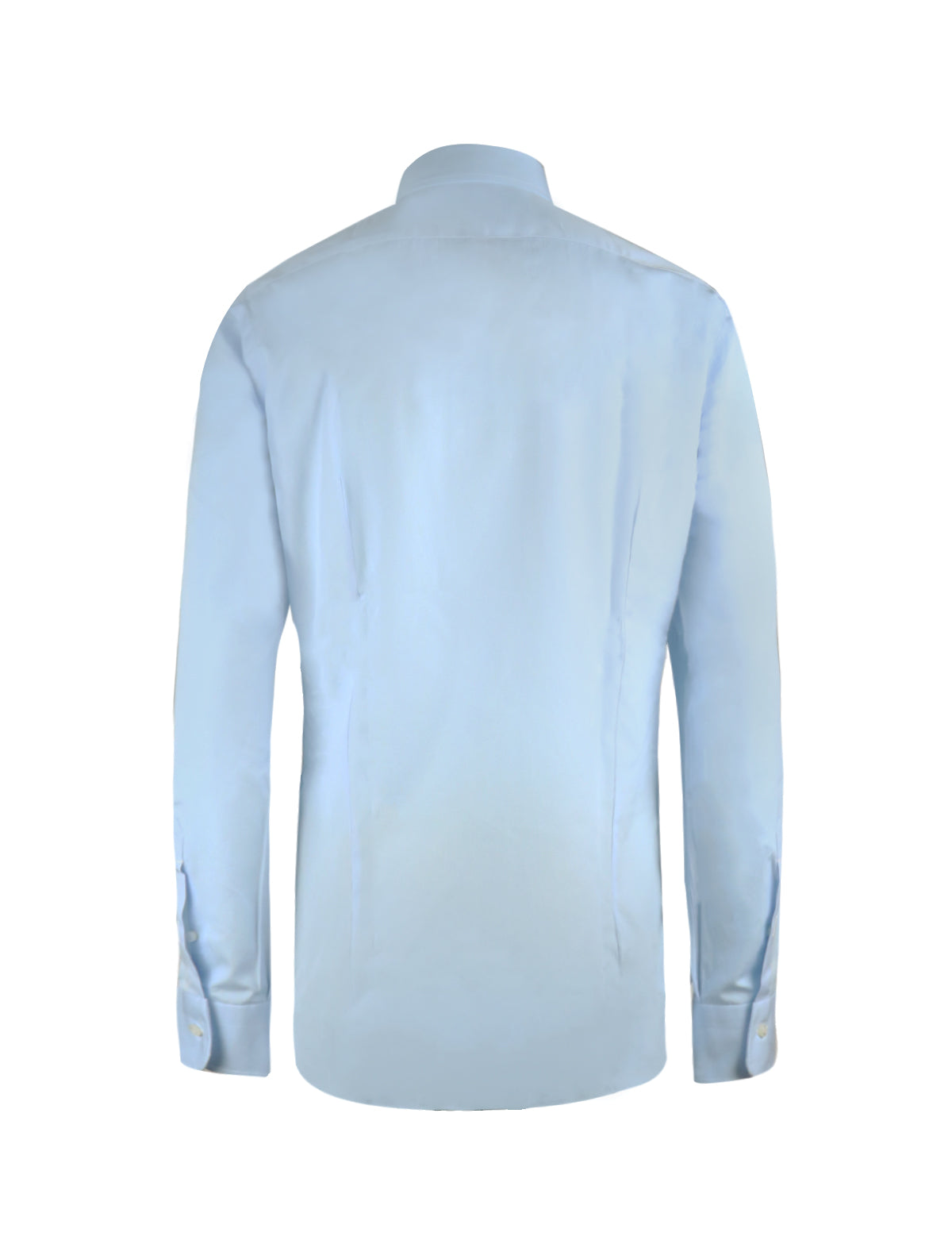Barba Napoli Crisp Cotton Shirt in Blue