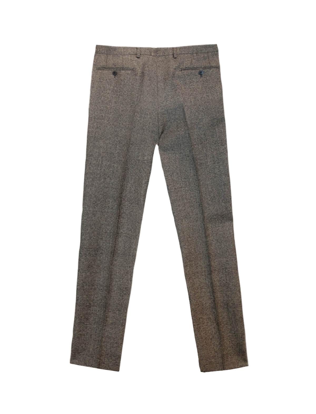 CARUSO 2-Piece Aida Wool Suit in Brown Black | CLOSET Singapore