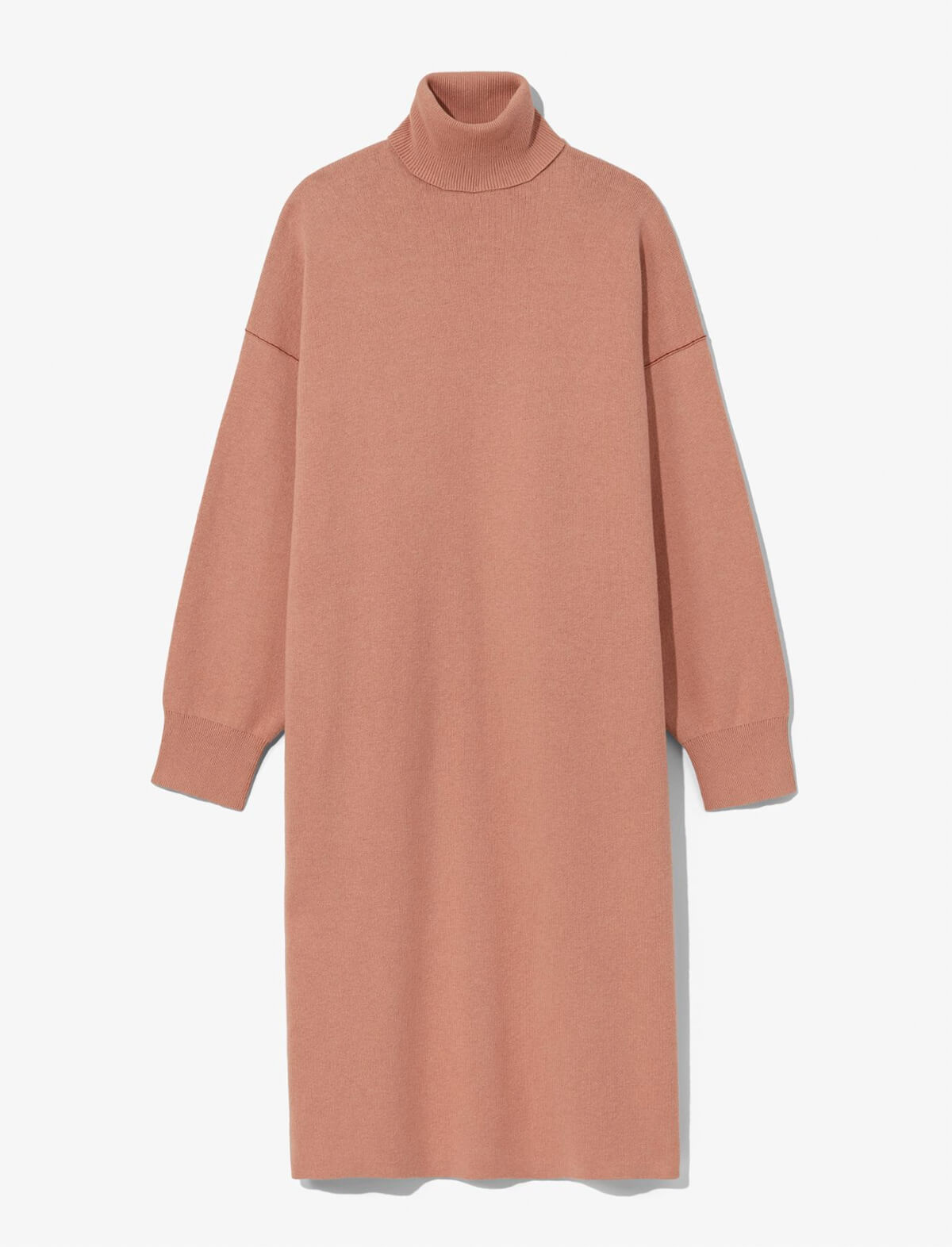 Proenza Schouler White Label Cashmere Blend Turtleneck Dress in Rose