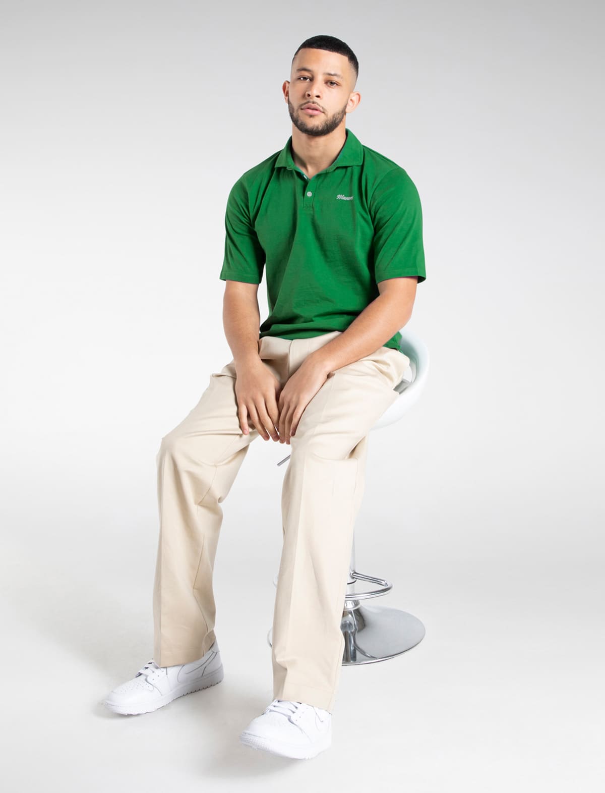 MANORS GOLF Classic Polo Shirt in Green