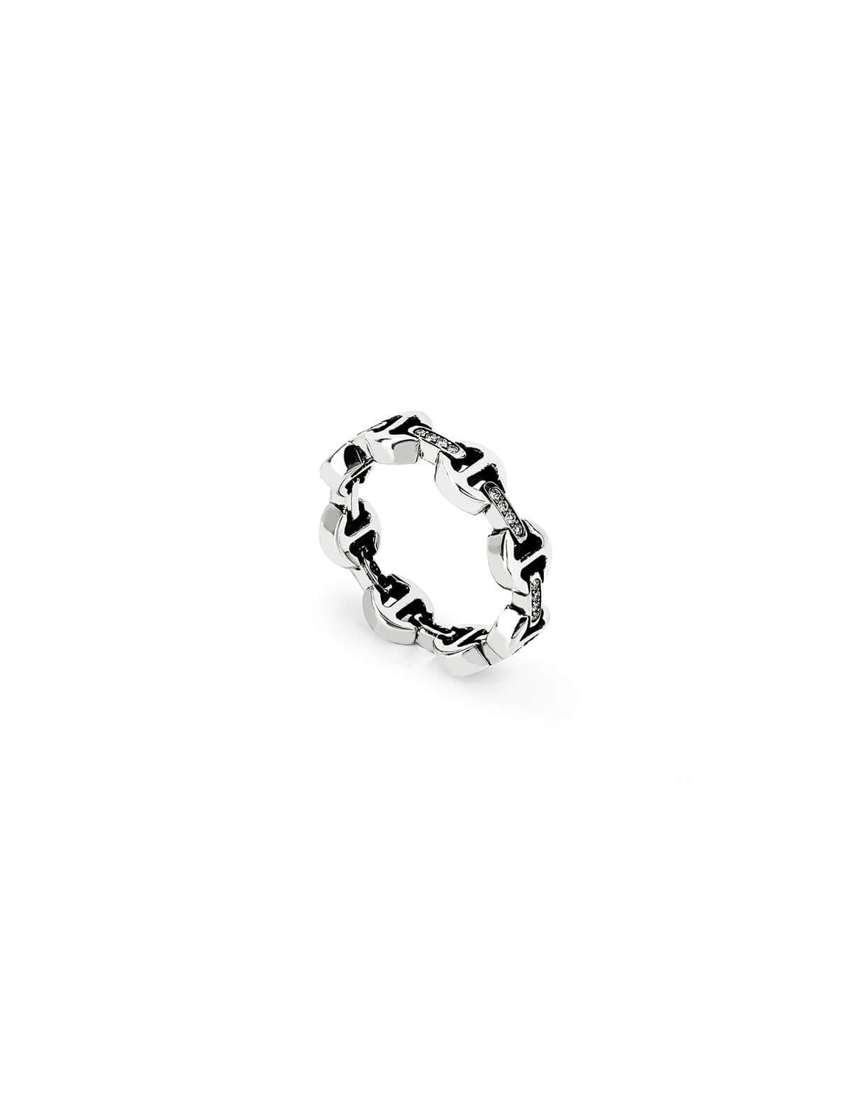 HOORSENBUHS Dame Tri-Link Diamond Ring