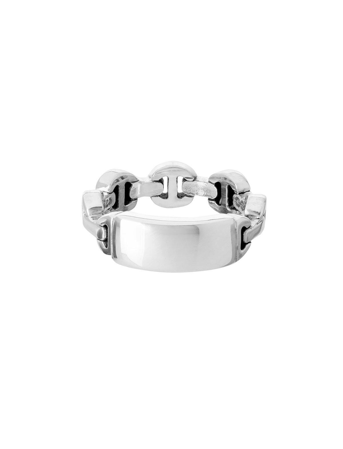 HOORSENBUHS ® Dame Tri-Link Monogram Ring | Multi-label Fashion 
