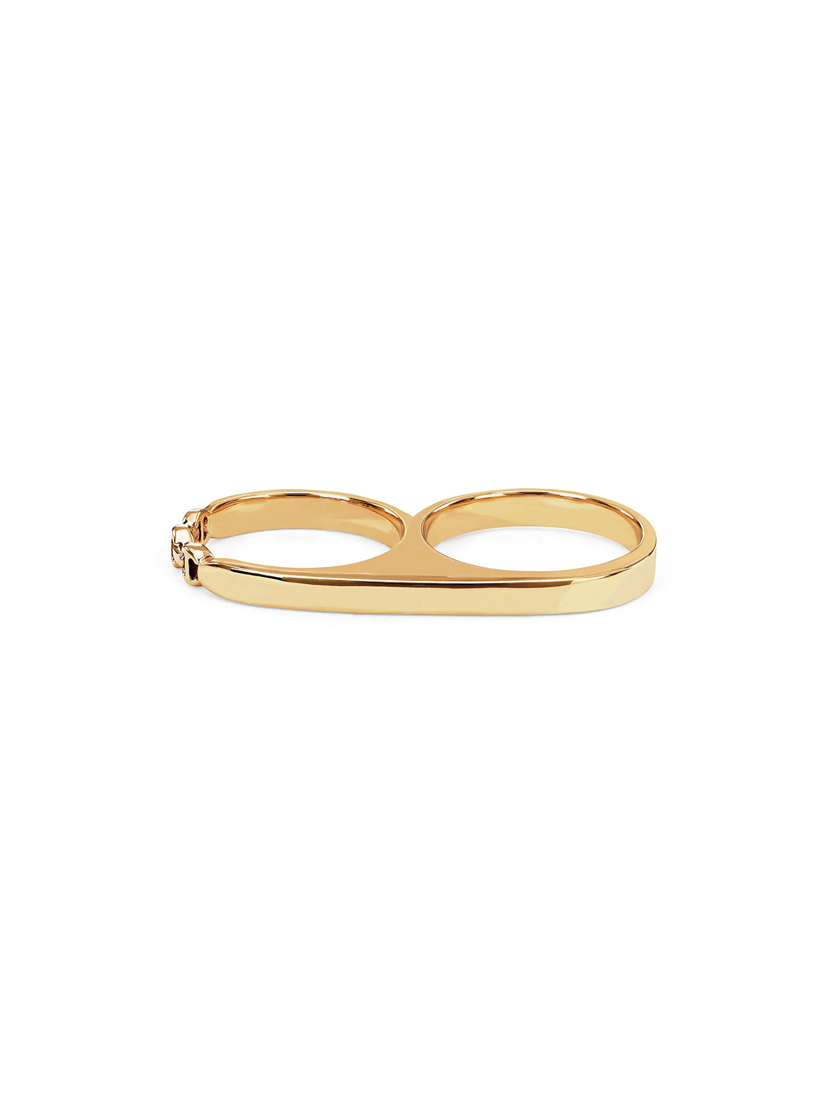 HOORSENBUHS Double Knuckle Ring 18k Yellow Gold
