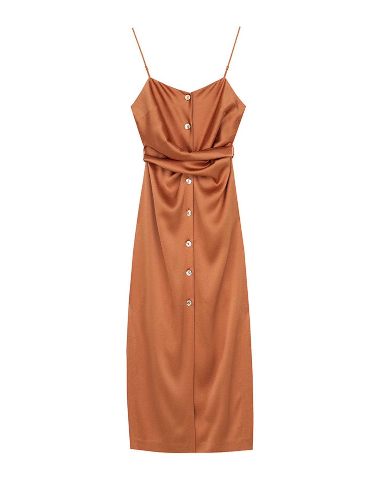 NANUSHKA Sayan Dress In Apricot